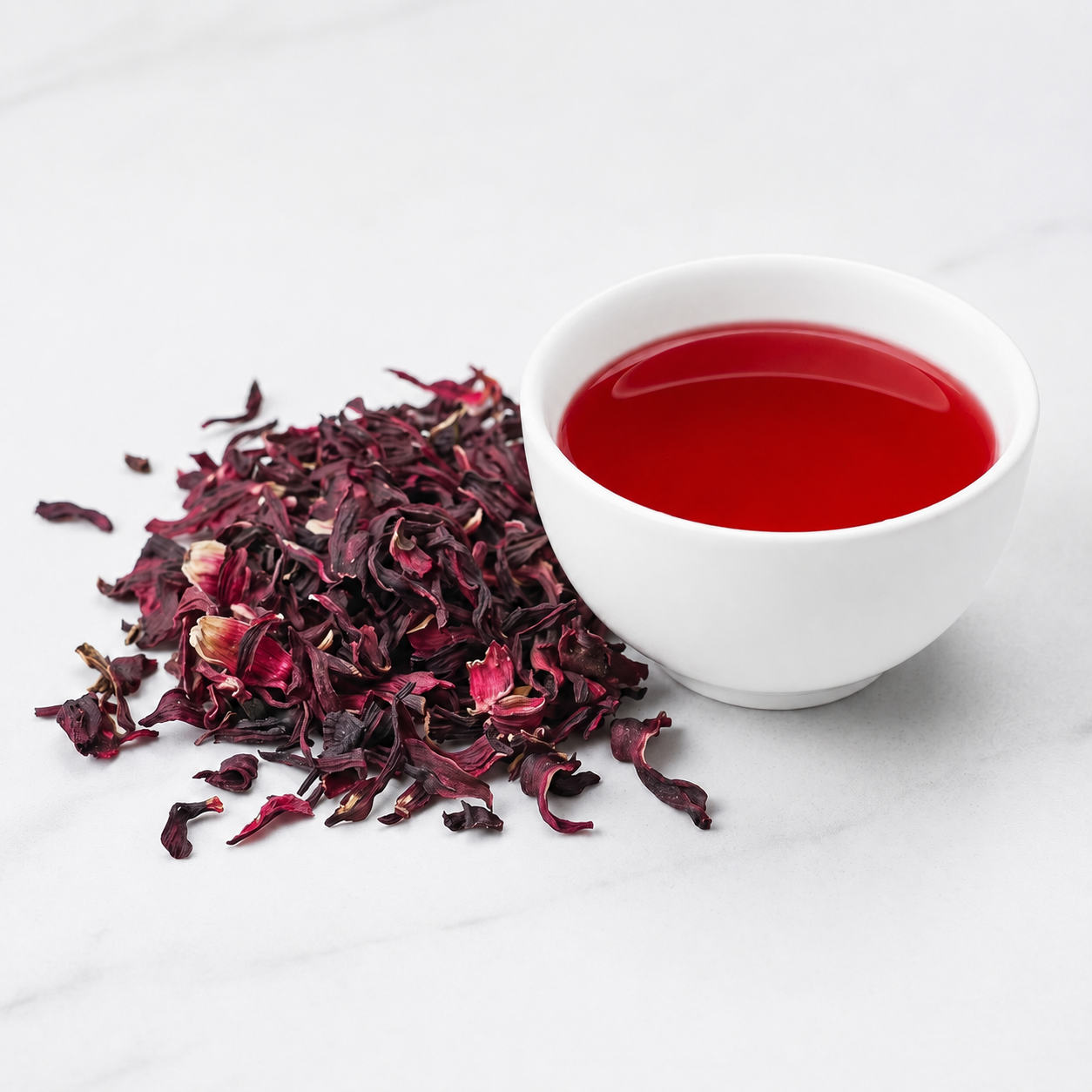 Organic Hibiscus Flowers - Cut & Sifted