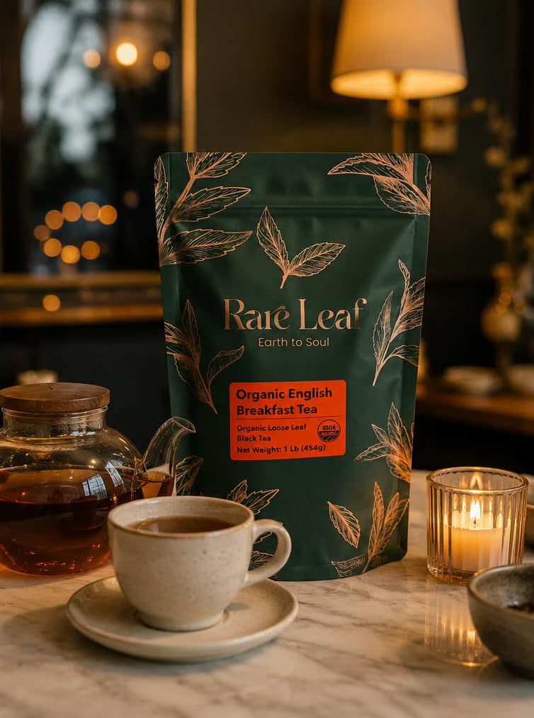Organic English Breakfast Loose Leaf Tea