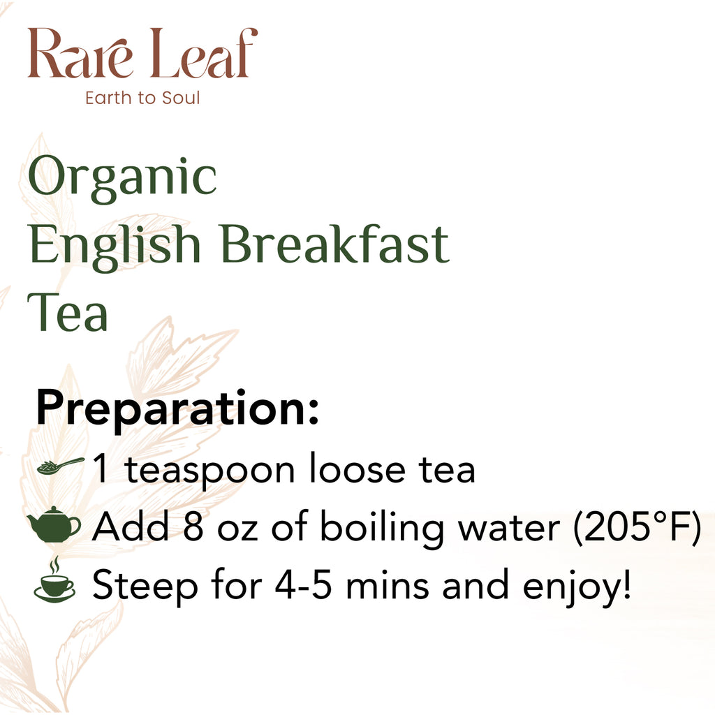 Organic English Breakfast Loose Leaf Tea