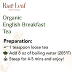 Organic English Breakfast Loose Leaf Tea