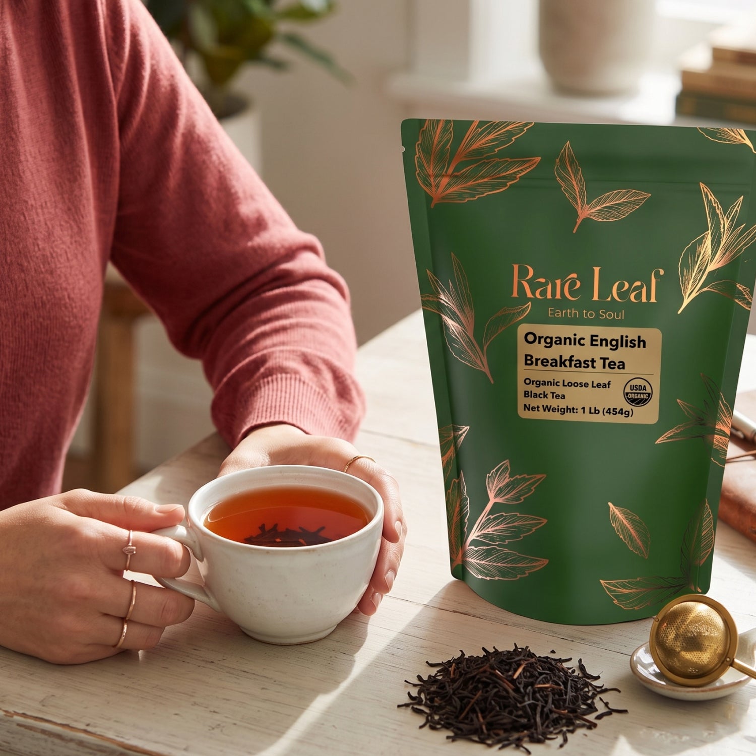 Organic English Breakfast Loose Leaf Tea
